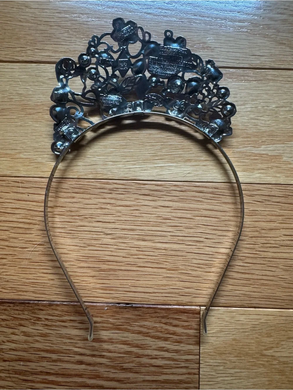 Disney Blue and Pink Floral Crystal Princess Tiara Headband